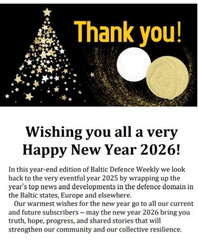 Baltic Defence Weekly No. 63