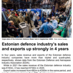 Baltic Defence Weekly – No. 76 (30 March–5 April 2026): Frankenburg’s Air-to-Air Breakthrough, Baltic Startup Rankings, and Estonia’s Defence Boom