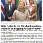Baltic Defence Weekly – No. 80 (27 April–3 May 2026): Kaja Kallas Urges EU Toughness on Russia, U.S. Troop Cuts in Germany, and Baltic Defence Industry Momentum